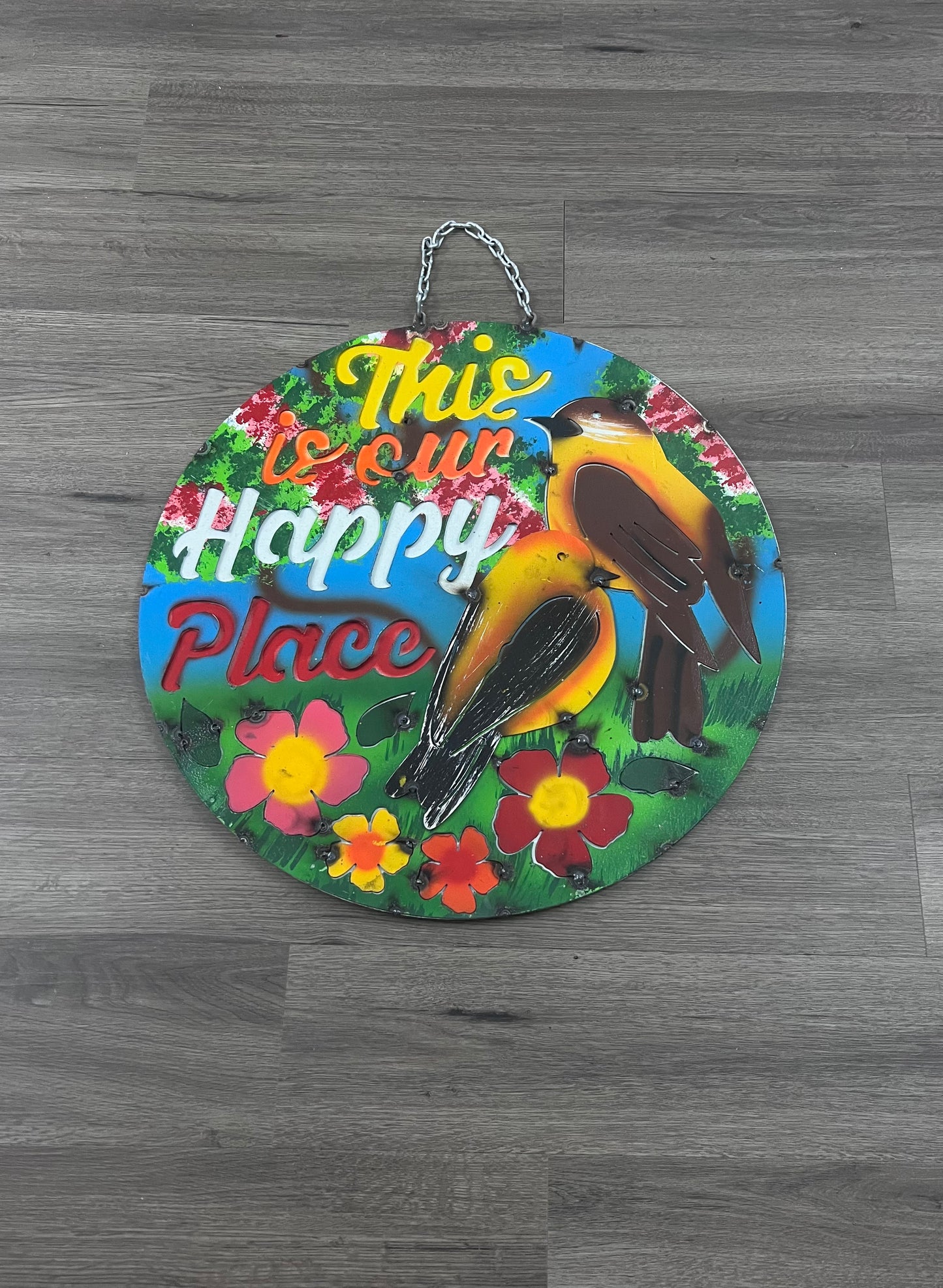 "This is our Happy Place" 22" Sign