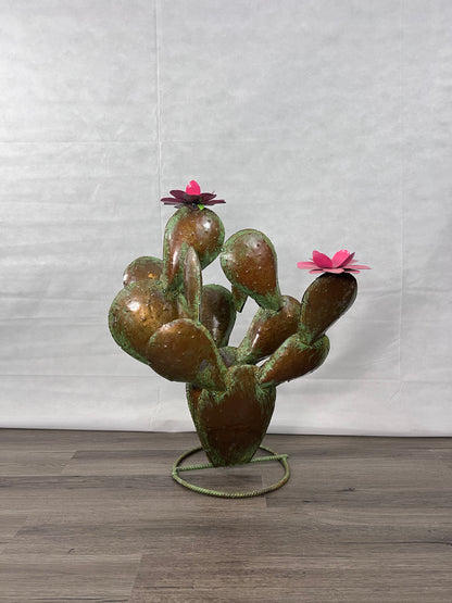 2pc Prickly Pear Cacti Set